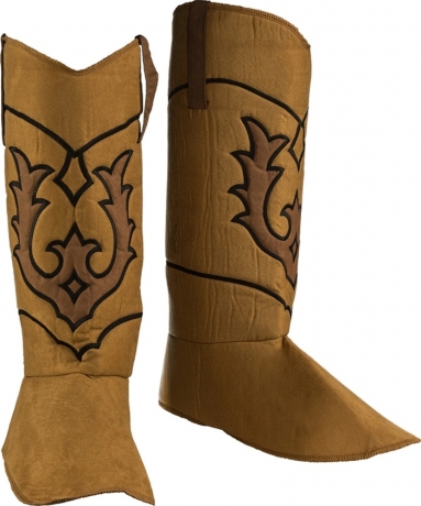 Cowboy Indianer Gamaschen Stiefelstulpen braun