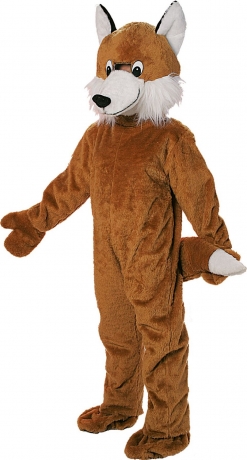 Fuchs Tier Kostüm Maskotchen Karneval Fasching Party