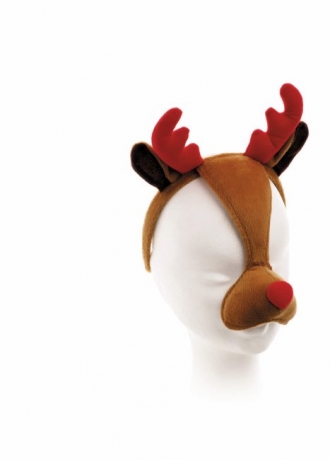 Rentier Elch Rudolph Maske mit Geräusch Weihnachtsaufführung Apres Ski