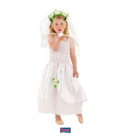 Hochzeitskleid Kinderhochzeitskleid Elfe Blumenfee Märchen Prinzessin