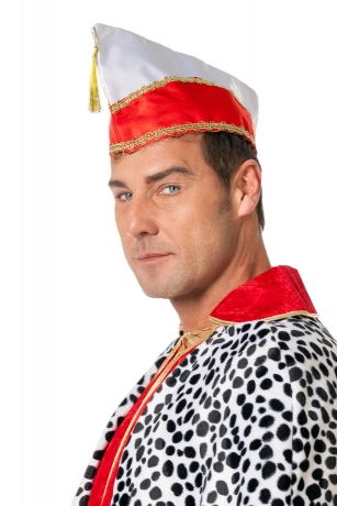 Narrenkappe Prinzenmütze Komiteemütze Schiffchen blau oder rot