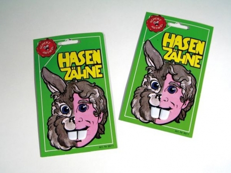 Hasenzähne Hase Osterhase Karneval Fasching Party