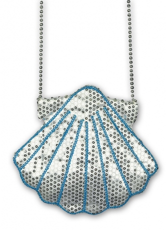 Nixe Meerjungfrau Muschel Muscheltasche Unterwasserwelt Atlantis