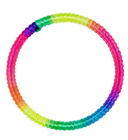 80er Jahre Multicolor Armband Schmuck Rainbow super Farben neonfarben