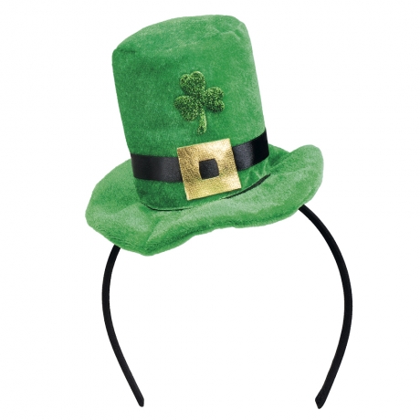 St Patrick´s Day grüner Minizylinder auf Haarreif irisches Volksfest