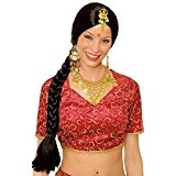 Bollywood Haremsdame Bauchtanz Orient 1001 Nacht Bollywoodperücke + Schmuck …