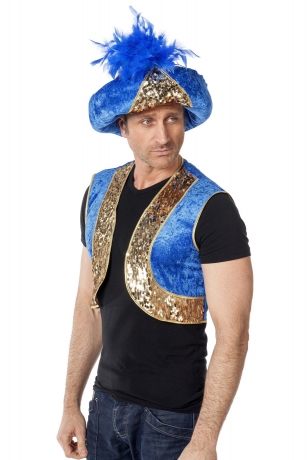 Großer Turban Kalif Orientalische Kopfbedeckung Araber Persien