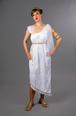 Römerin Griechin Lucrezia Antike Verkleidung Schönheit Damenkostüm Göt