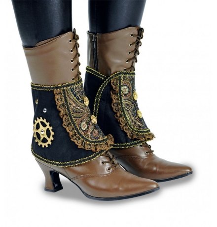 Steampunk Steampunkgamaschen Edelpunk Stiefelüberzieher