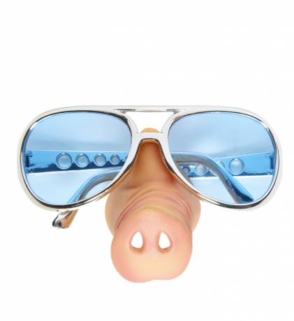 Schwein Schweinebrille Schweinenase Partybrille Junggesellenabschied