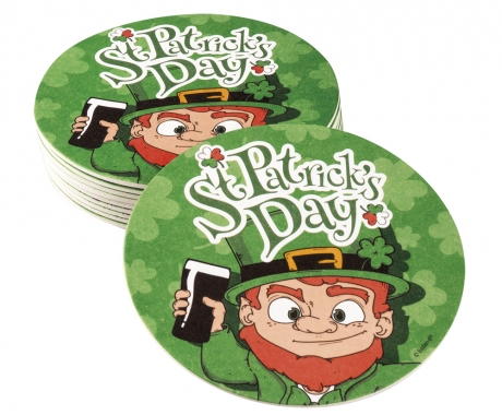 St Patricks Day Bierdeckel 10 Stück Partyzubehör