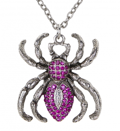 Spinne Spinnenkette Spinnenschmuck Halloweenschmuck