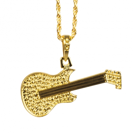 Gitarrenketten Gitarre Musiker angesagter Modeschmuck Hiphop