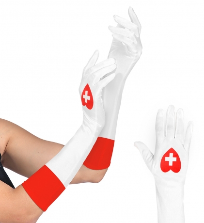Krankenschwester Love Krankenschwesterhandschuhe lange Handschuhe
