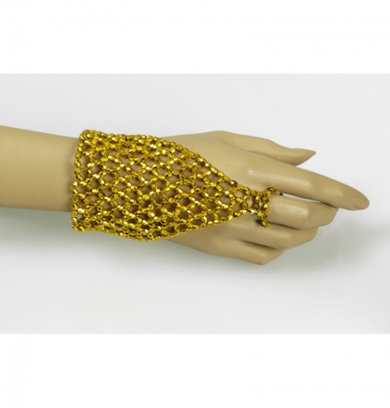 Perlenhandschuhe Handschuhe gold Handschuhe silber