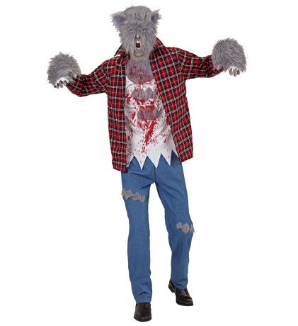 Werwolf Halloweenkostüm Wolf Wolfkostüm Komplettkostüm