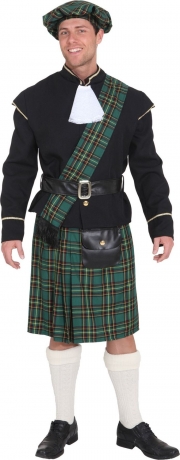 Schotte Schottenkostüm grün Highländer Schottland