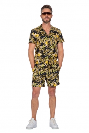 Festival Partykleidung Dschungel Palmen Hawaii Mottoparty