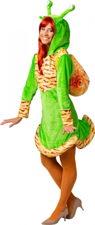 Kleid Schnecke Schneckenkostüm Karneval Mottoparty Tierkostüm