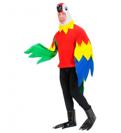 Papagei Papageikostüm bunter Vogel Vogelkostüm Federkleid Pardiesvogel