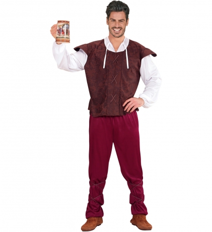 Mittelalter Mittelalterkostüm Knecht Wirt Bauer Taverne