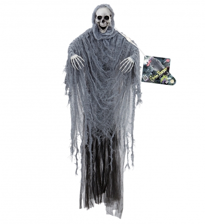 Halloween Halloweendekoration Skelett schreiend Sensenmann Grim Licht/Sound