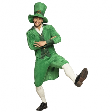 Kostüm Saint Patricks Day Leprechaun grüner Anzug Kobold