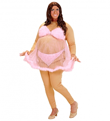 Junggesellenabschied Stripteasetänzerin Partykostüm Babydoll