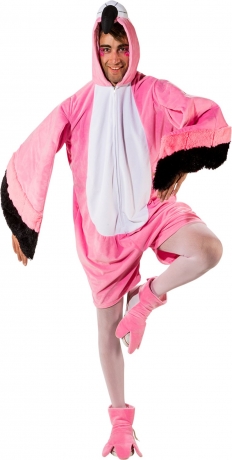 Flamingo Flamingokostüm Junggesellenabschied Partykostüm Paradiesvogel