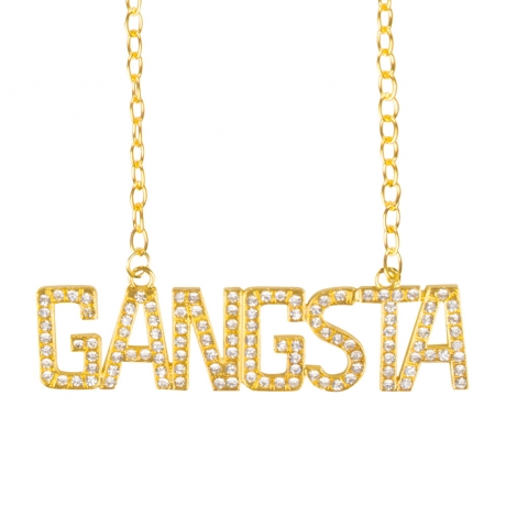 Partykette GANGSTA Prollkette HipHop Rapperschmuck Proll