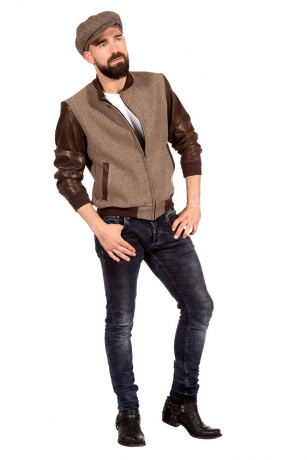 Roaring Rockabilly Jacke Duke 50er Jahre Retrojacke College