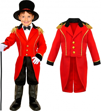 Zirkusdirektor roter Frack Kinder Dompteur Zirkus