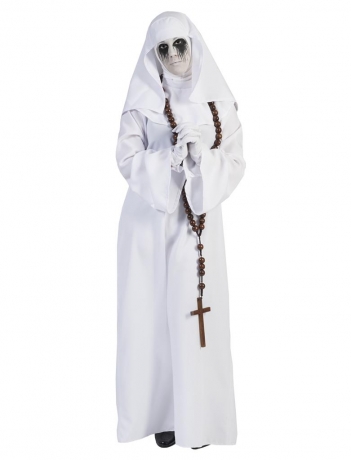Weiße Nonne Horrornonne Ordensschwester Liturgische Kleidung