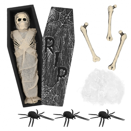 Halloween Dekoration Grab Skelett Mumie Spinnen Knochen Mehrteilig