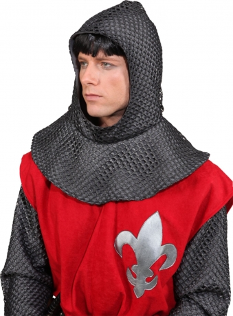 Ritter Mittelalterliche Ritterhaube de Luxe Mittelaltermarkt