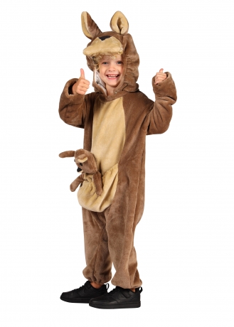Kängurukostüm Känguru Beuteltier Plüschkostüm Tierkostüm Overall