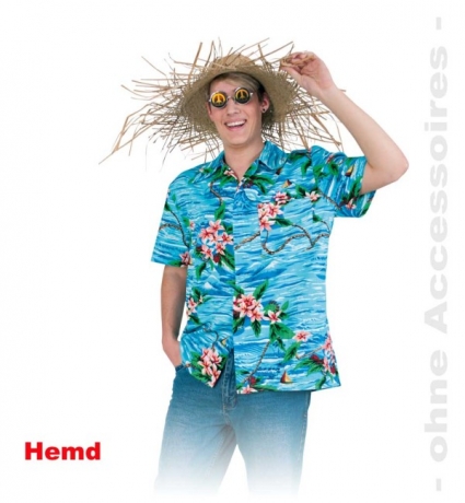 Hawaii Hemd Partyhemd Sommerhemd Faschingsparty Strandfest Mottoparty