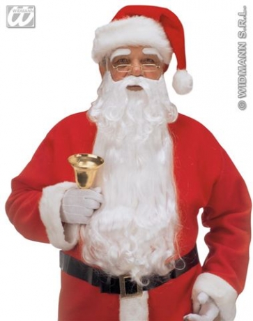 Nikolaus Weihnachtsmann Bart + Augenbrauen Santa Claus