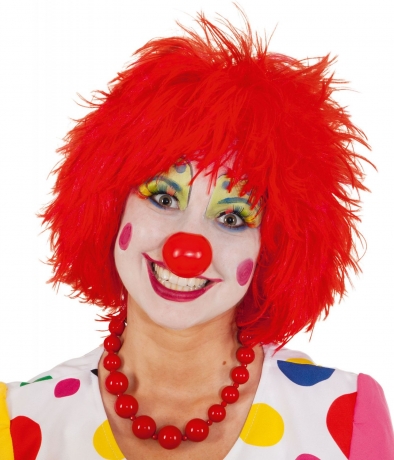 Clown Perücke viele Farben Karneval Fasching Kostüm