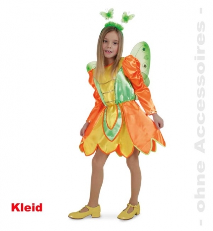 Schmetterling Kinderkostüm Feenkleid Kinderfasching Verkleidung Mottop