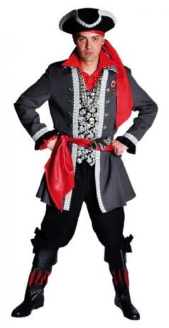 Pirat scary Herrenkostüm Faschingsverkleidung Seeräuber Hochseepirat