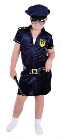 Police Mädchen Faschingskostüm Polizistin Kinderkostüm Partykostüm