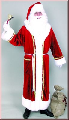 Nikolaus Nikolausmantel Weihnachtsmann Weihnachtsmannmantel Santa