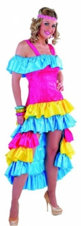Brasil Kleid Brasilianerin Faschingskostüm Karneval Mottoparty Kostüm