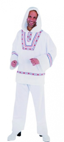 Eskimo Herrenverkleidung Kostümfest Karneval Mottoparty Fasching