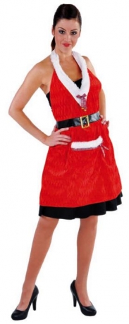 Nikolausschürze Kellnerschürze Nikoläusin Weihnachtsfrau