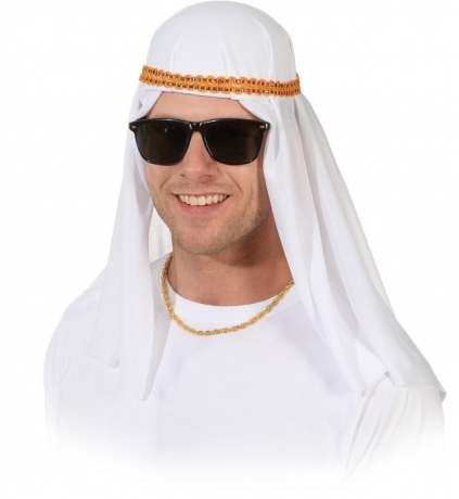 Scheichkappe Kopfbedeckung Araber Orient 1001 Nacht Fasching Zub