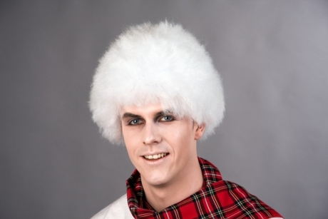 Perücke Schneemann weiß Karneval Fasching Accessoires