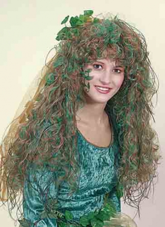 Elfe Waldfee Perücke Karneval Fasching Kostüm Party