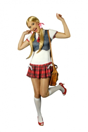 Schulmädchen Schulmädchenkostüm Schulmädchenuniform 34 36/38 40/42